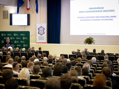 Fot. 1 Inauguracja roku akademickiego 22/23 na WIM