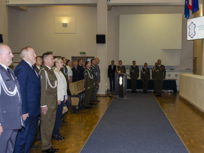 Fot. 1 Uroczysta zbiórka z okazji Święta Wojska Polskiego